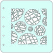 Nellie's Choice Stencil A6 For Magnetic Colour Set Circles