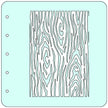 Nellie's Choice Stencil A6 For Magnetic Colour Set Bark
