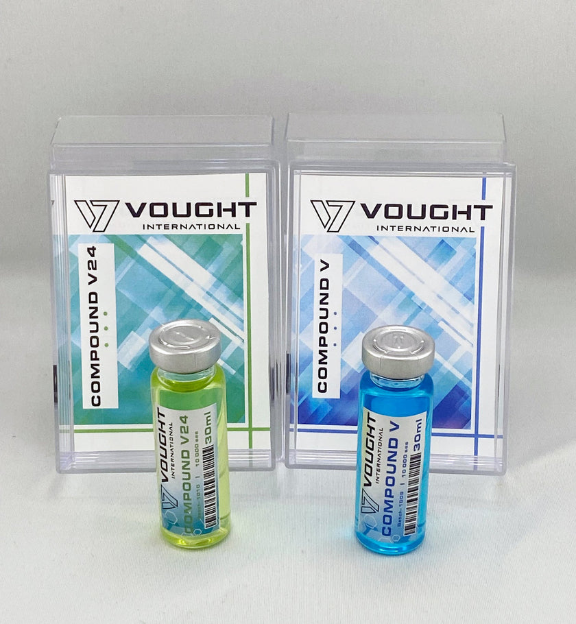 The Boys Compound V Serum Vial Bottle with Display Collectable Box