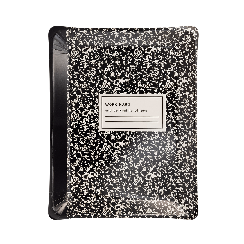 Composition Notebook paper Plates