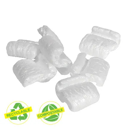 Billes de polystyrène, biodégradables, 20 pi. cu., recyclable/compostable