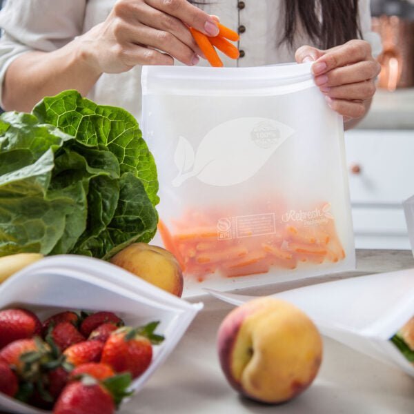 Compostable Zip-Top Bags - Large - (15 Bags 27x30cm)