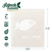 Compostable Zip-Top Bags - Large - (15 Bags 27x30cm)