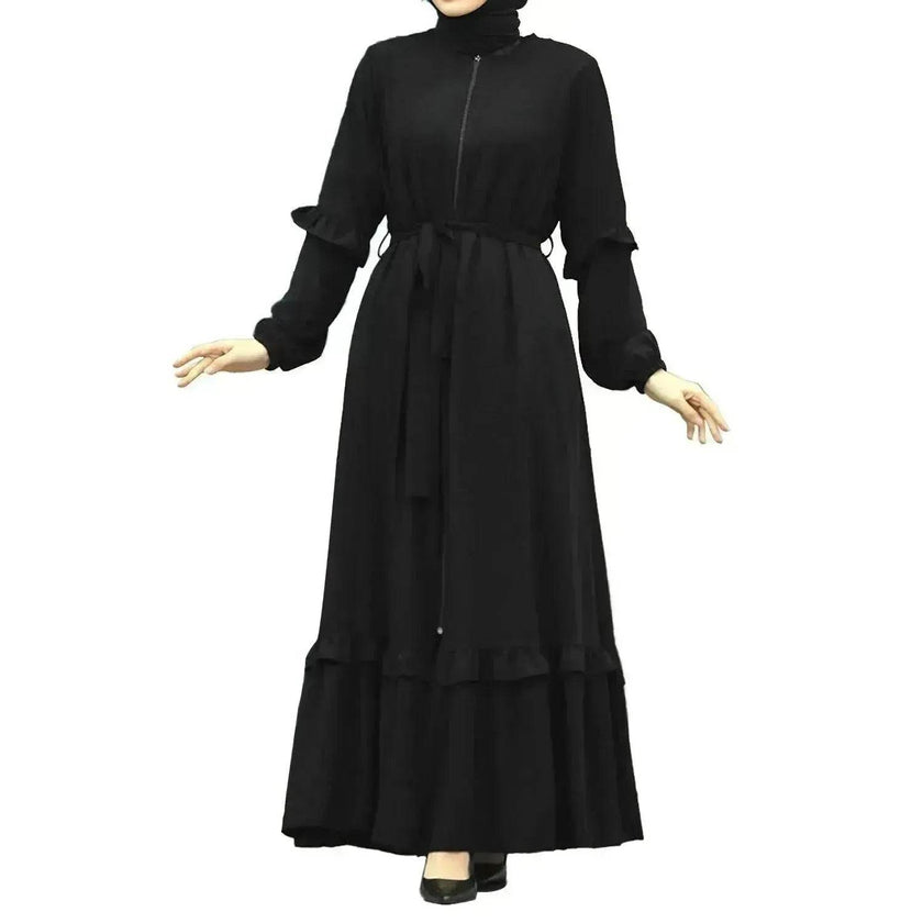 Conservative Hijab Abaya Dress for Arab Dubai Turkey Middle Eastern Women