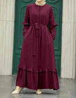 Conservative Hijab Abaya Dress for Arab Dubai Turkey Middle Eastern Women