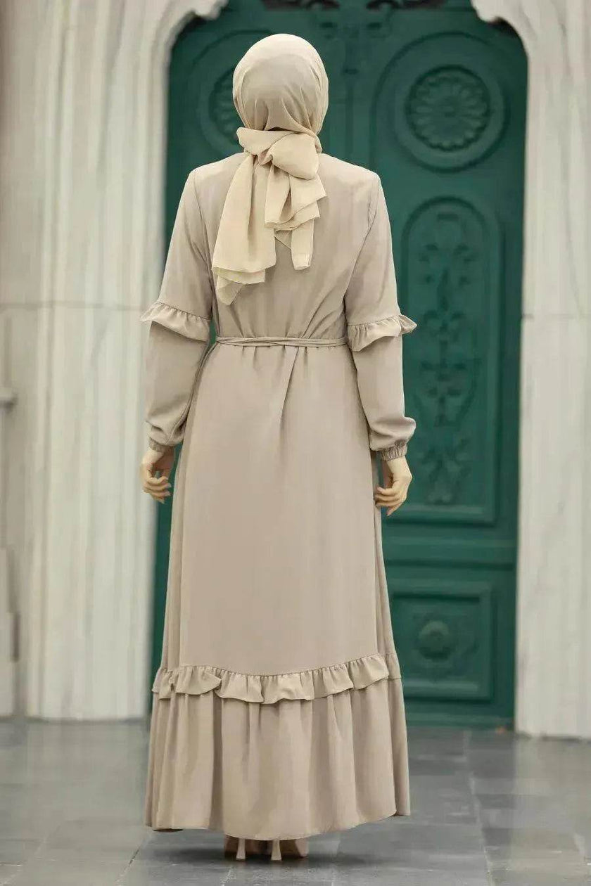 Conservative Hijab Abaya Dress for Arab Dubai Turkey Middle Eastern Women