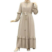 Conservative Hijab Abaya Dress for Arab Dubai Turkey Middle Eastern Women