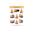 Construction Valentine Set - Card Set