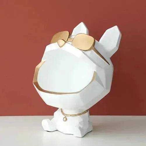 Cool Dog Figurine Big Mouth Dog Storage Box Home Decoration