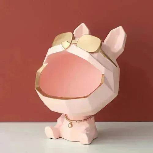 Cool Dog Figurine Big Mouth Dog Storage Box Home Decoration