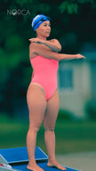 Coral Tie-Back One-Piece Training Swimsuit by Norca