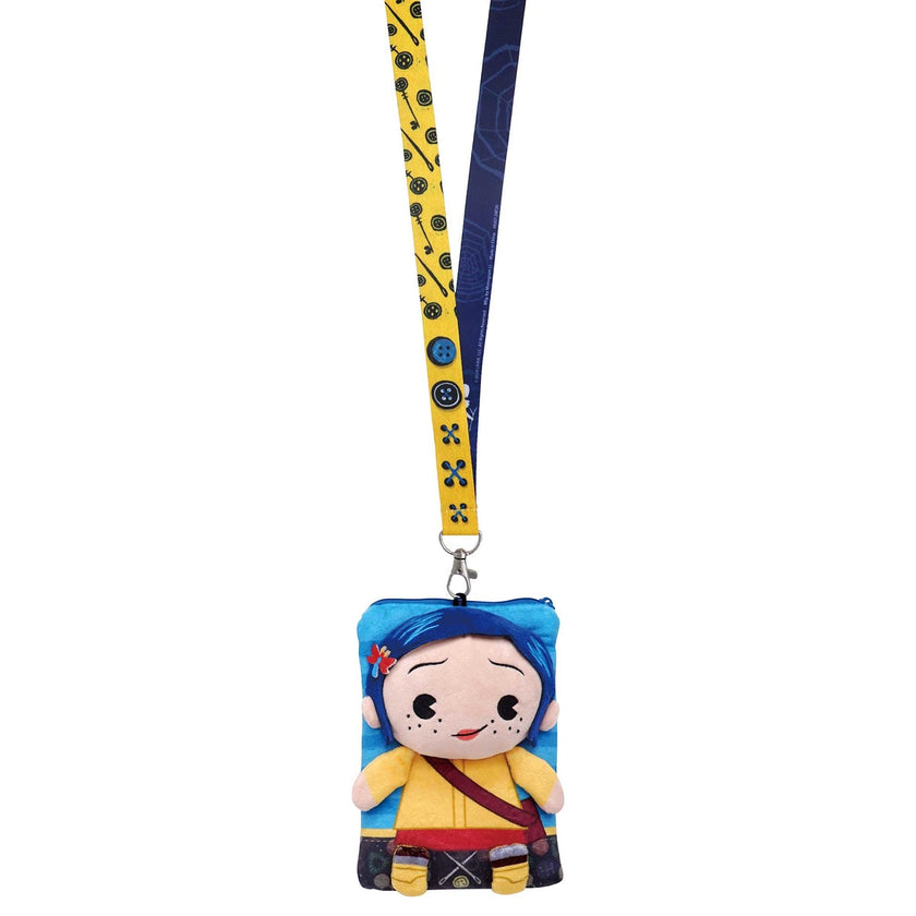 Coraline Deluxe Lanyard with Pouch Card Holder