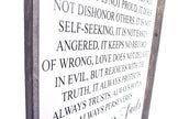Corinthians Verse Wood Sign