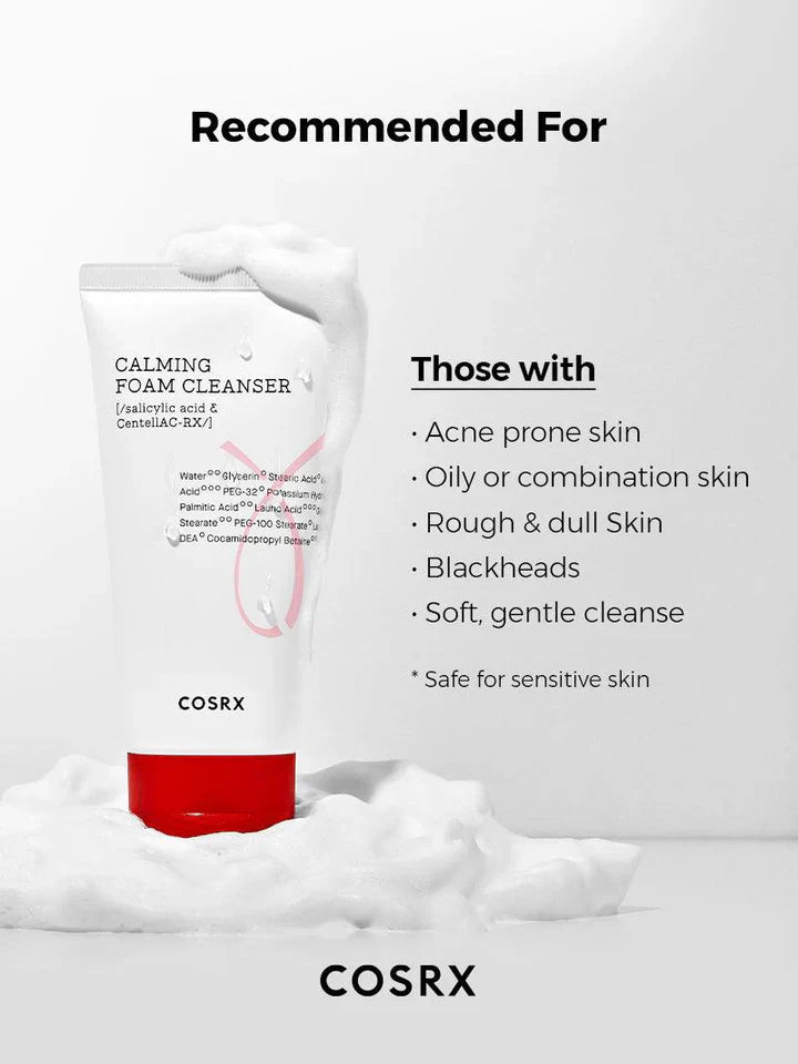 COSRX AC Collection Calming Foam Cleanser 2.0 (150ml)