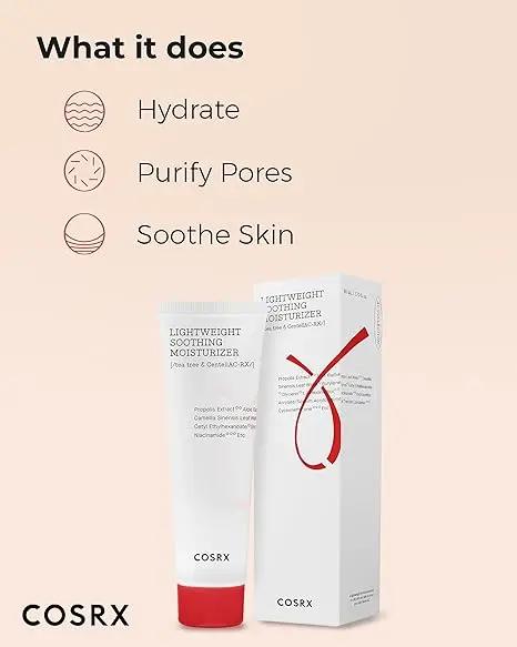 COSRX AC Collection Lightweight Soothing Moisturizer 2.0 (80ml)