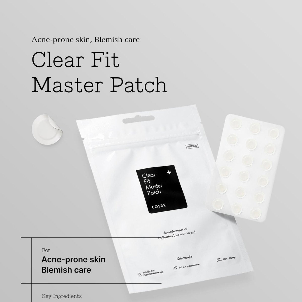 COSRX Clear Fit Master Patch 18pcs