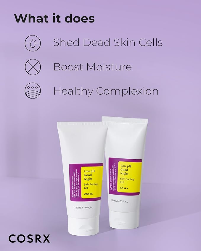 Gel exfoliant doux COSRX Goodnight Soft Peeling Gel - Nettoyant (120ml)
