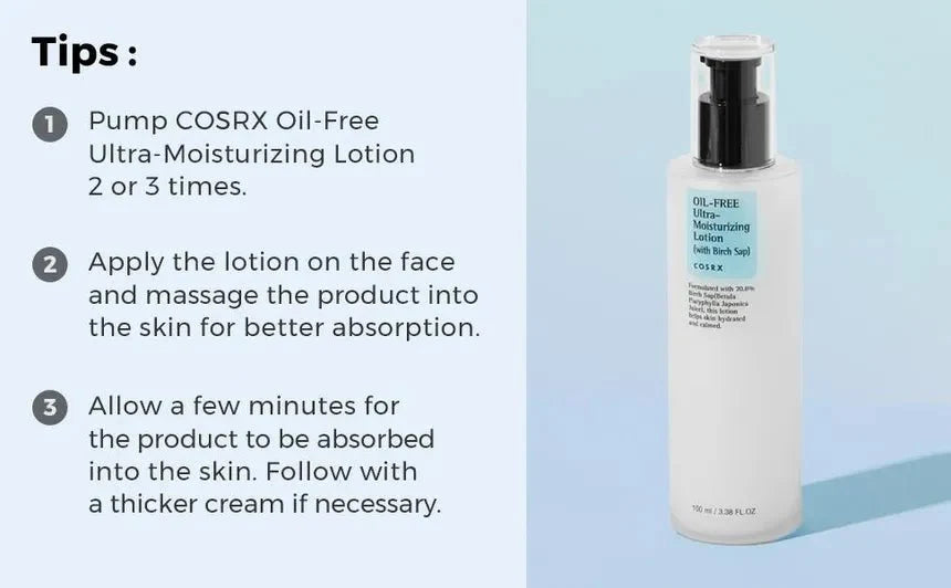 COSRX Oil Free Ultra Moisturizing Lotion With Birch Sap 100ml