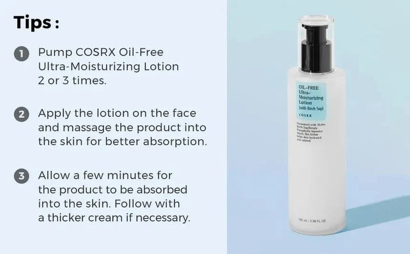 COSRX Oil Free Ultra Moisturizing Lotion With Birch Sap 100ml