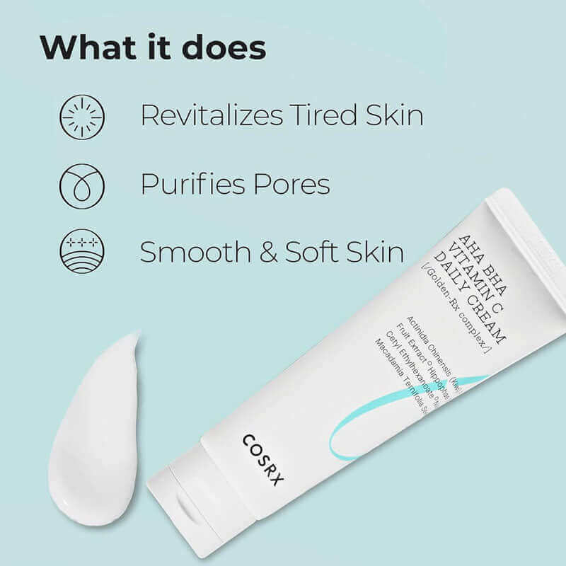 COSRX Refresh AHA BHA Vitamin C Daily Cream 50ml