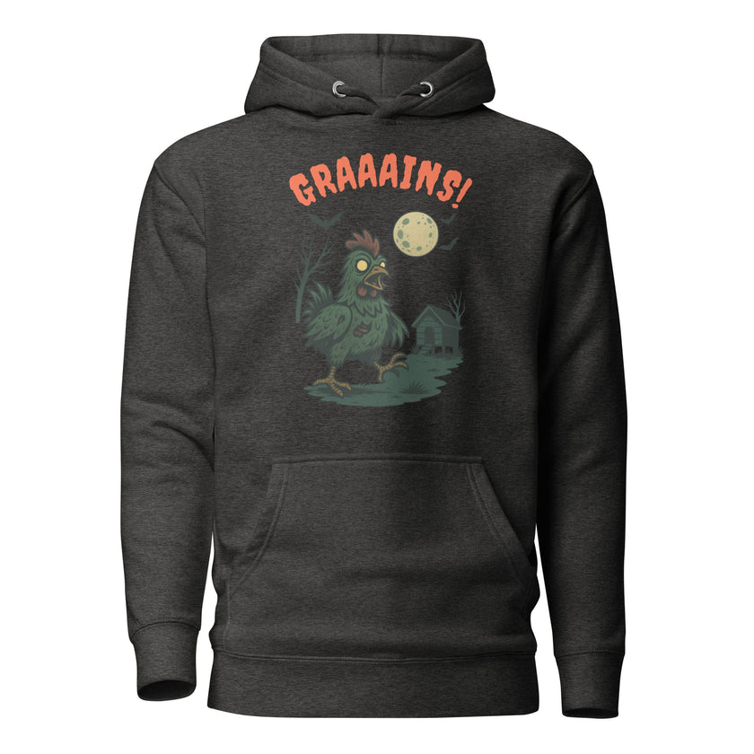 Halloween Zombie Chicken Bunny Hug Unisex (hoodie)