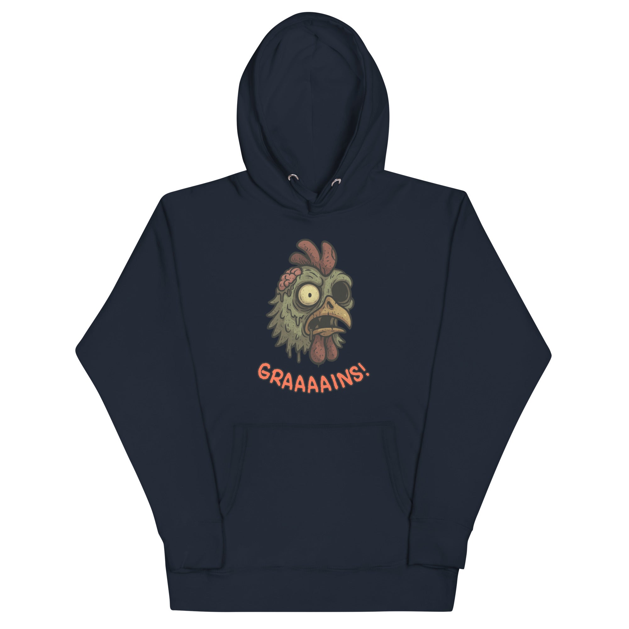 Halloween Zombie Chicken Unisex Bunny Hug (hoodie)