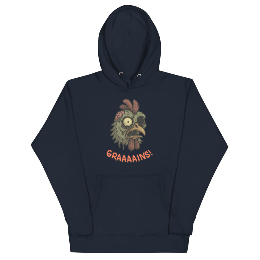 Halloween Zombie Chicken Unisex Bunny Hug (hoodie)