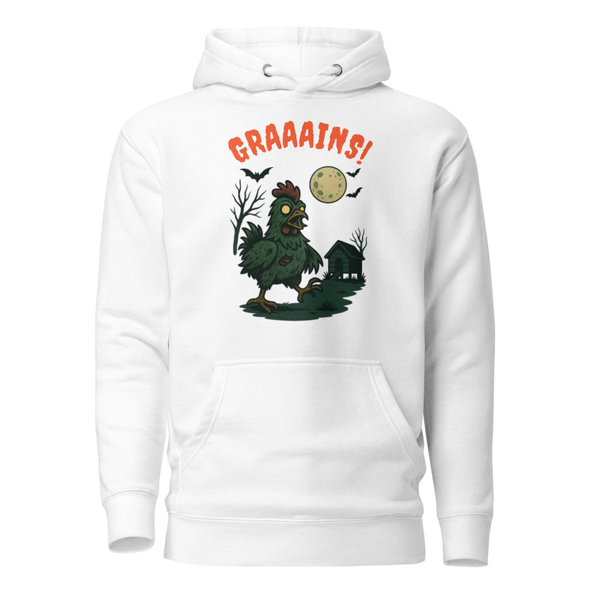 Halloween Zombie Chicken Bunny Hug Unisex (hoodie)