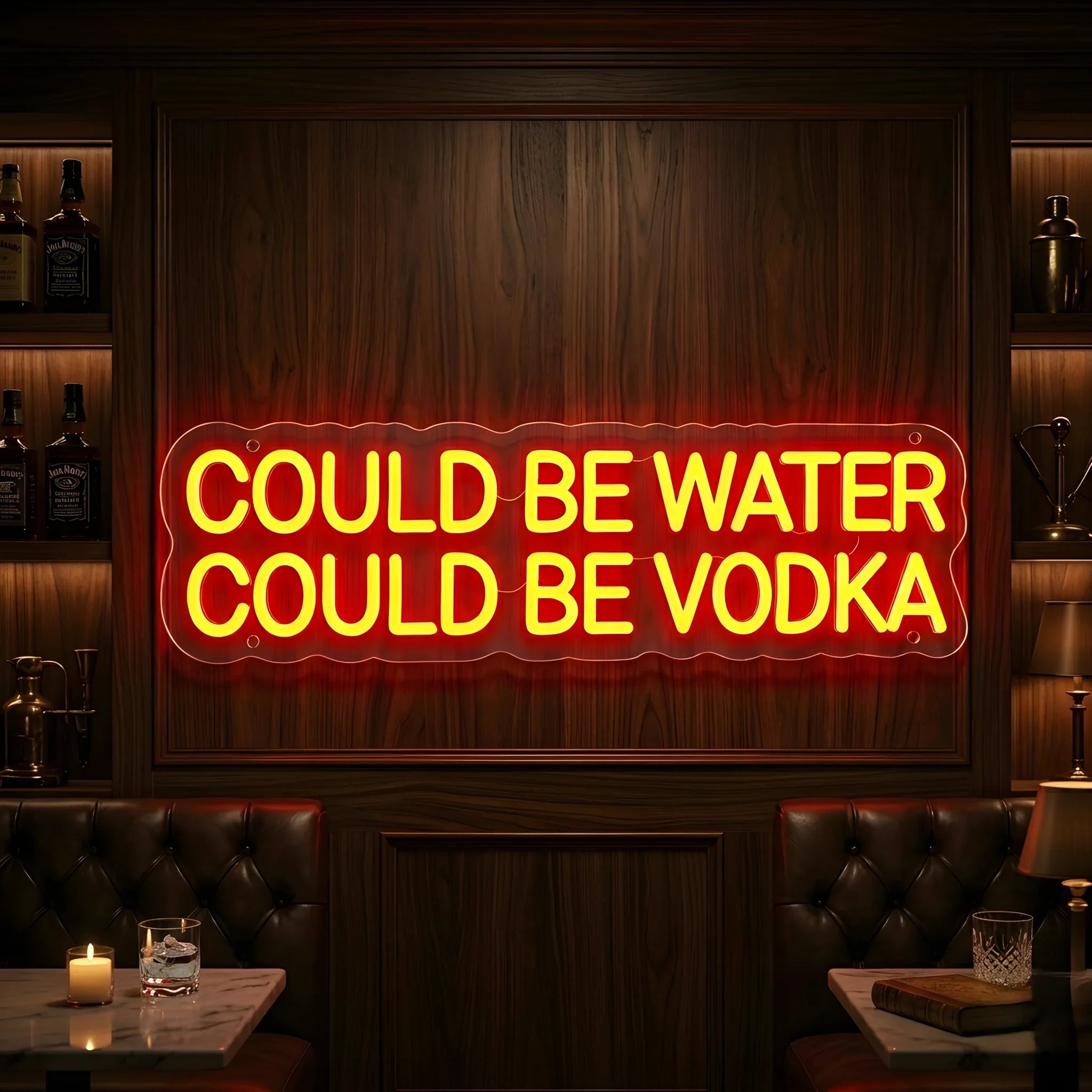 Could Be Water Could Be Vodka Neon Sign