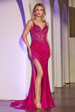7 COLOR AVAILABLE IN FITTED GLITTER DRESS WITH LACE APPLIQUE
