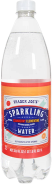 Trader Joe's Sparkling Water, Cranberry Clementine, 1L