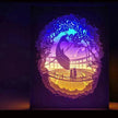 Creative 3D Hollow Paper-cut Light And Shadow  Carving Lamp