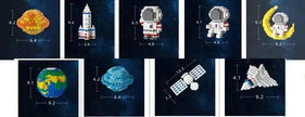 Creative Diy Mini Astronaut Building Blocks Children Toy Birthday Gifts