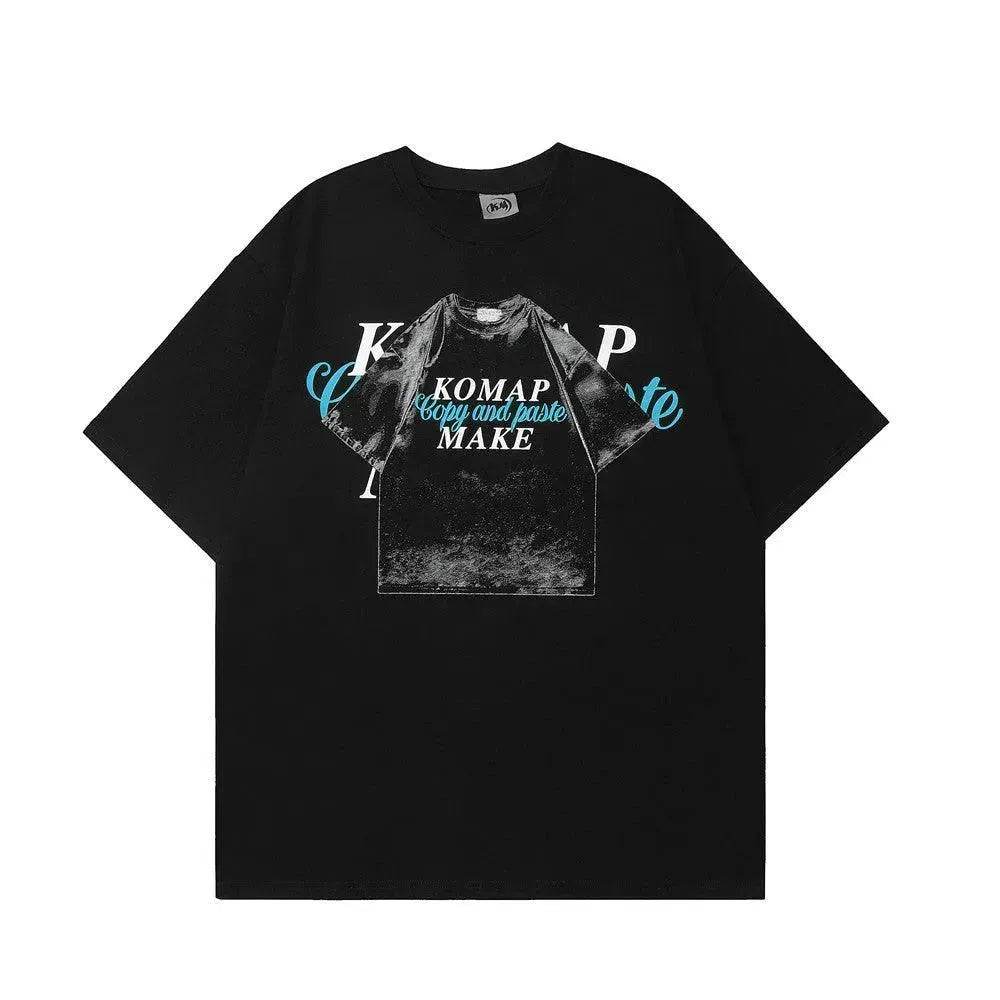 Creative Pattern Printed Short Sleeve