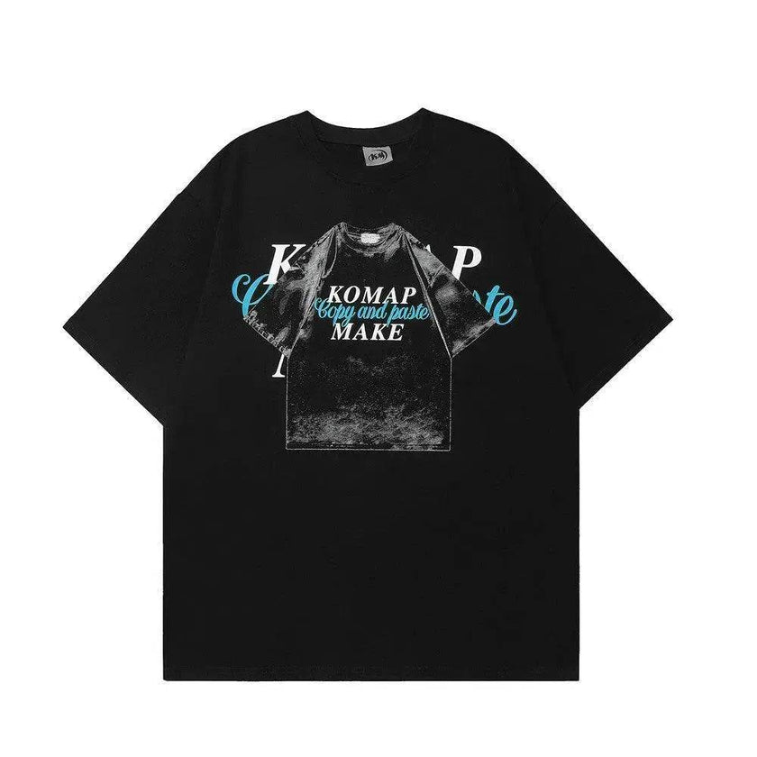 Creative Pattern Printed Short Sleeve