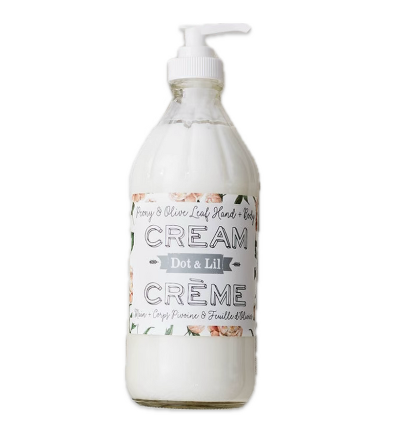Crème Mains + Corps | Pivoine & Feuille d'olivier