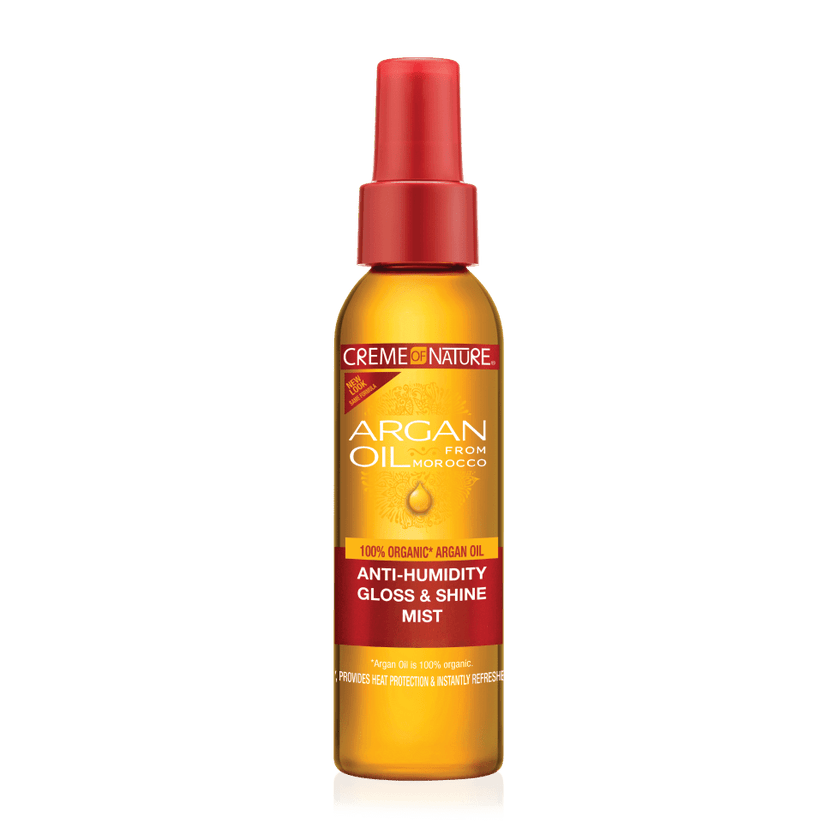CREME OF NATURE ARGAN OIL ANTI-HUMID GLOSS&SHINE MIST 4OZ