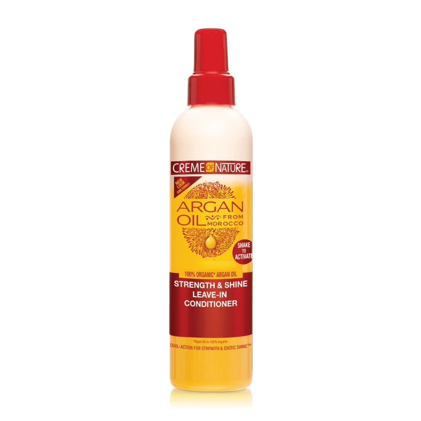 CREME OF NATURE ARGAN OIL STRENGH & SHINE LEAVE-IN CONDITIONER 8.4OZ