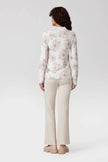 Crew Neck Floral Sweater
