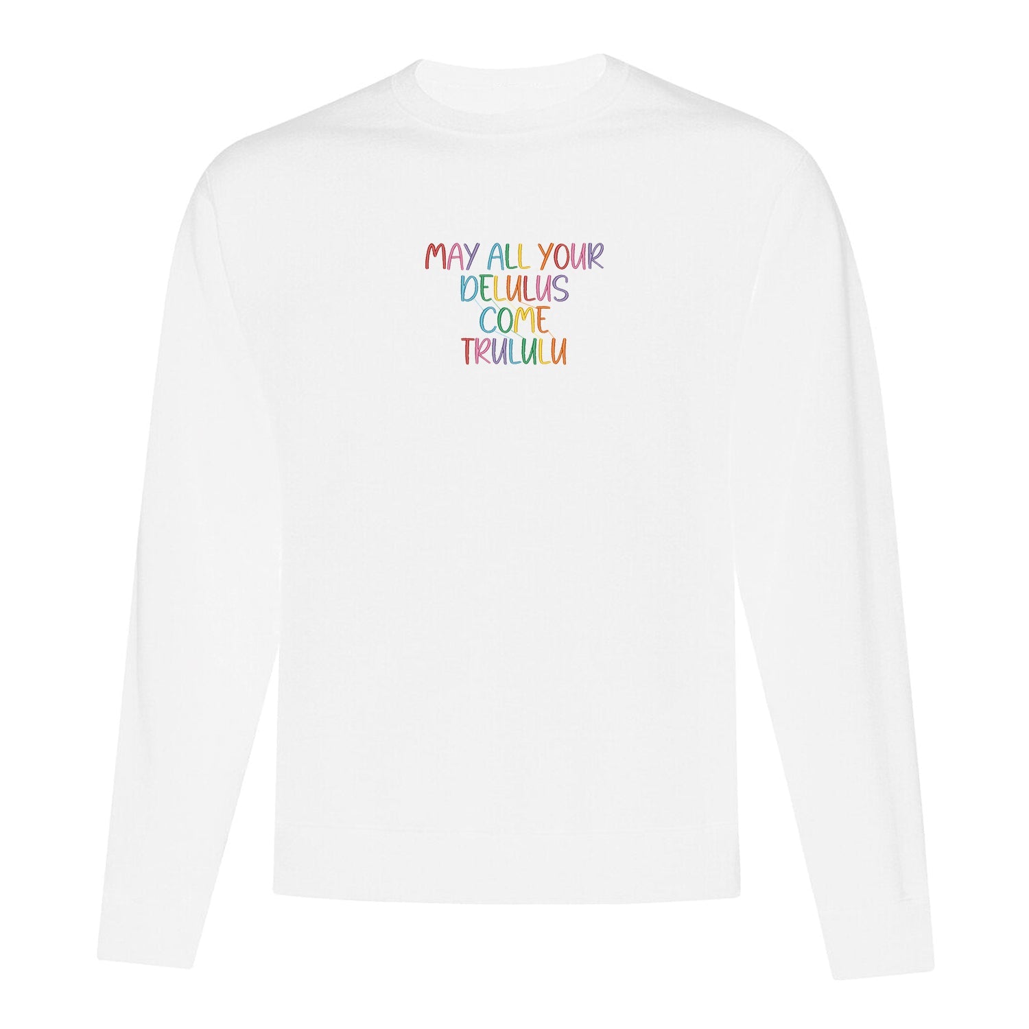 Crewneck Delulus brodé