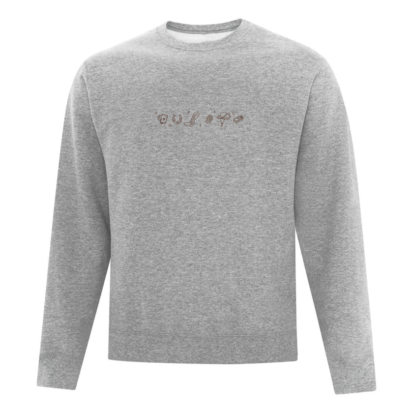 Crewneck Soft Cowgirl brodé