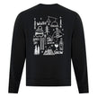 Crewneck Ski Doodles imprimé