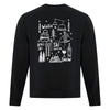 Crewneck Ski Doodles imprimé