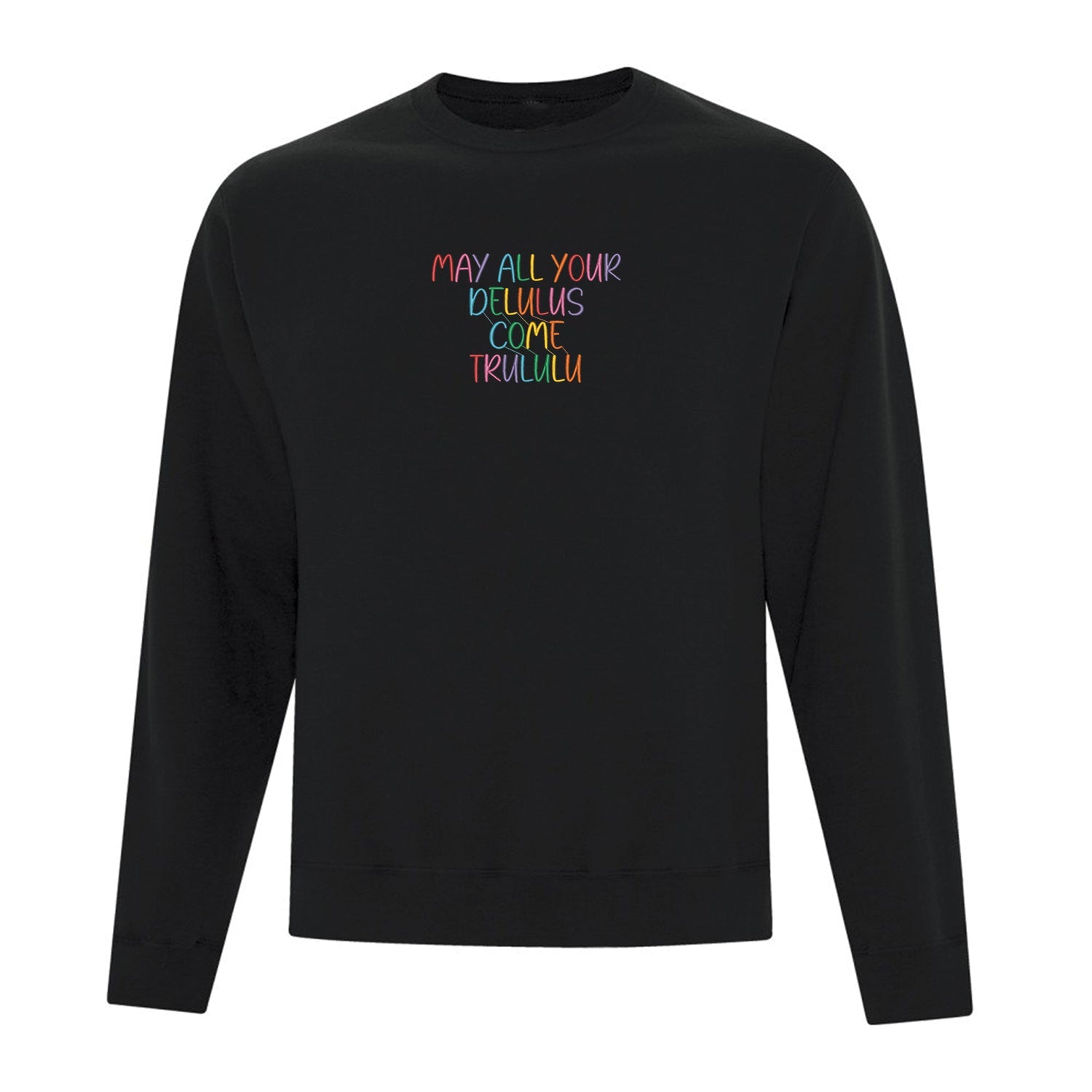 Crewneck Delulus brodé