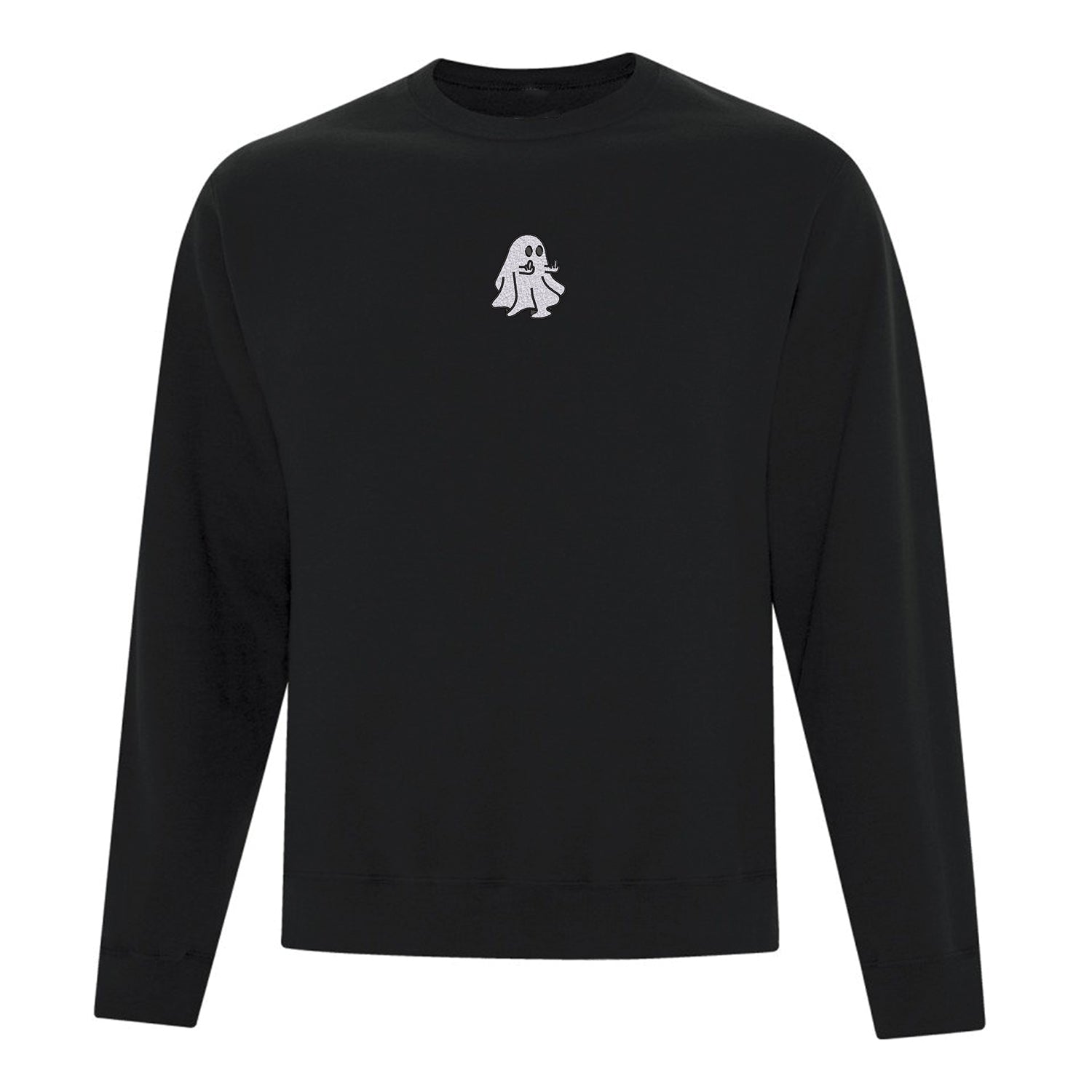 Crewneck Ghost sans lunettes brodé