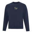 Crewneck Floral Bike brodé