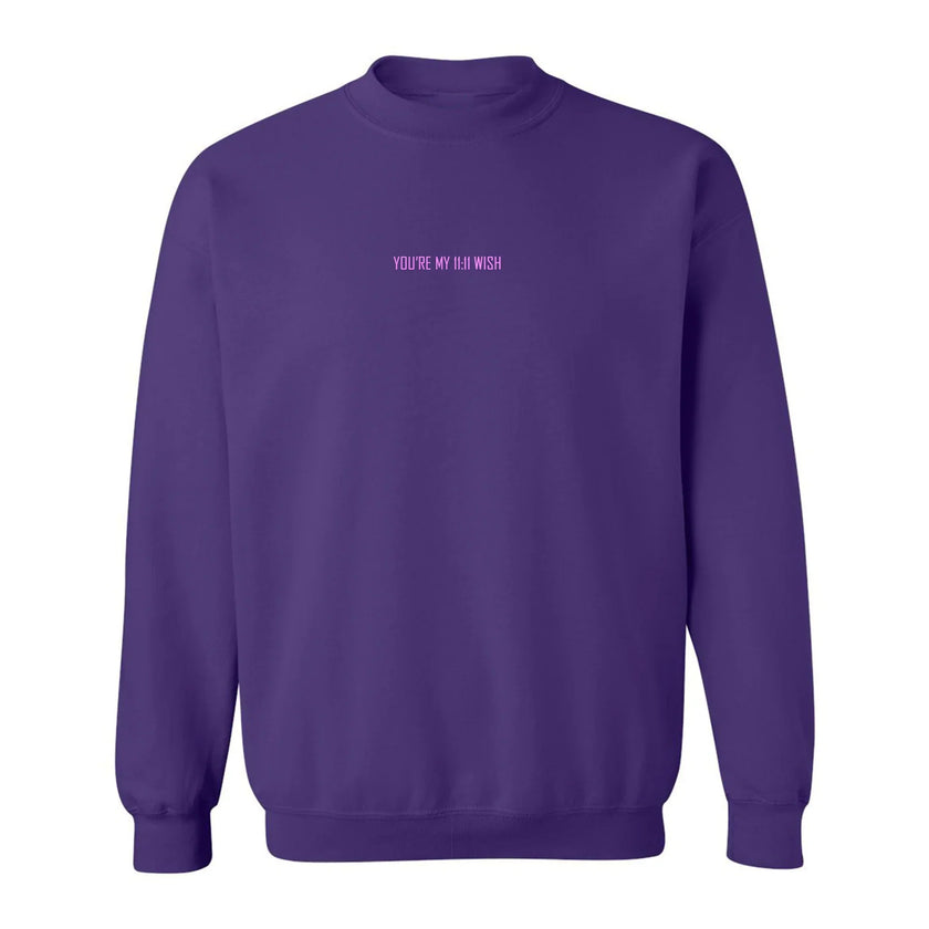 Crewneck 11:11 wish brodé