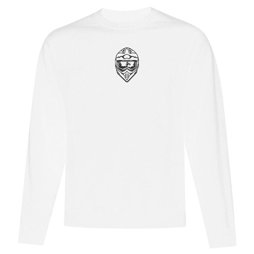 Crewneck Casque Motocross brodé