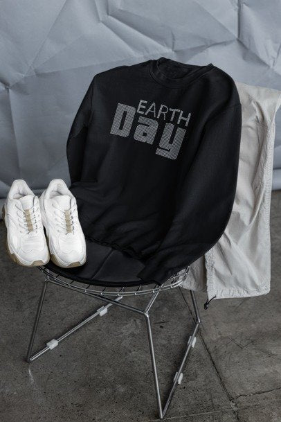Earth Day Rhinestone Shirt – Eco Sparkle Bling Apparel | Blingdazzel
