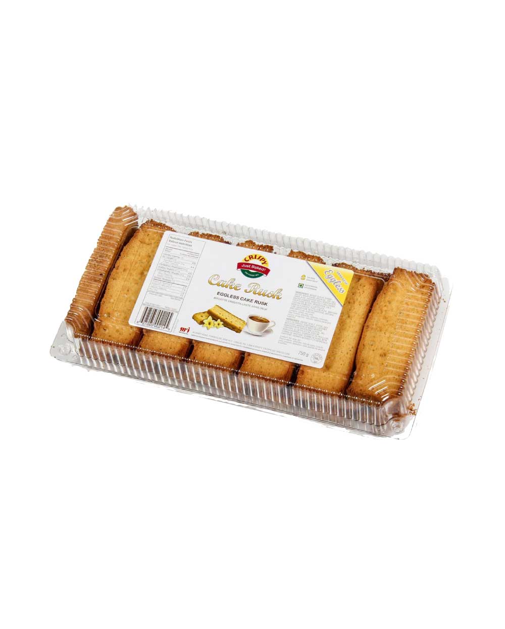 Crispy Eggless Cake Rusk 550g